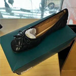 Aerosoles Black Quilted Flats